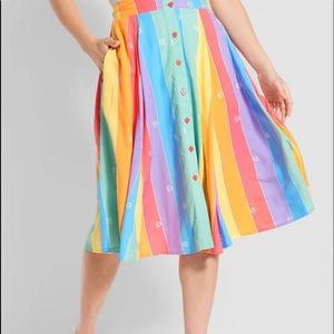 ModCloth Collectif Love is for Everyone Midi Skirt